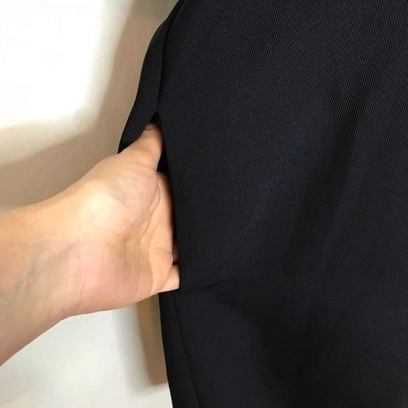 NAVY And White Zara Shift Dress With Placket 🌻 - Picture 5 of 10